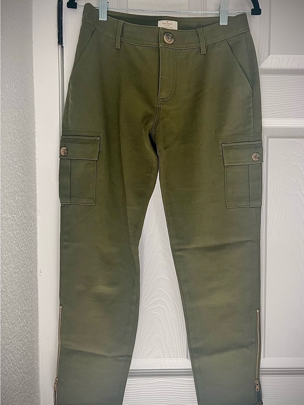 Kate Spade Havana Cargo Jogger Pants Sz 4